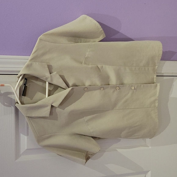 Beige Crinkle Top - Picture 3 of 11